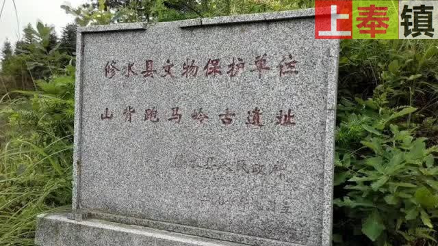 修水县文物保护单位之上奉镇山背跑马岭古遗址