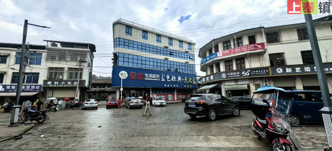 上奉镇观前村街道实拍（2024年1月）